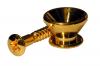 Gold Strap Button