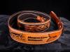 Capek Hand Carved Leather Banjo Strap