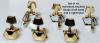 6 in line Set of  guitar machine heads in gold colour