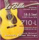 La Bella 710-L Silk & Steel Guitar Strings Light Gauge