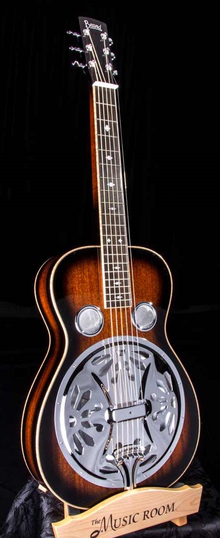 Beard RF Model Amber Sunburst Maple Round Neck Resonator Guitar