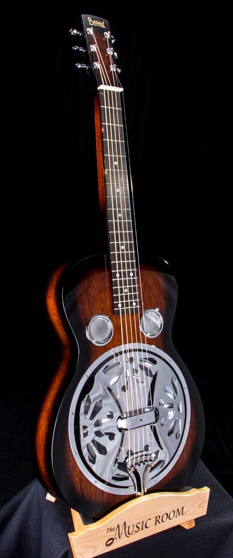 Beard Model E Sunburst Maple Square Neck Resonator Guitar